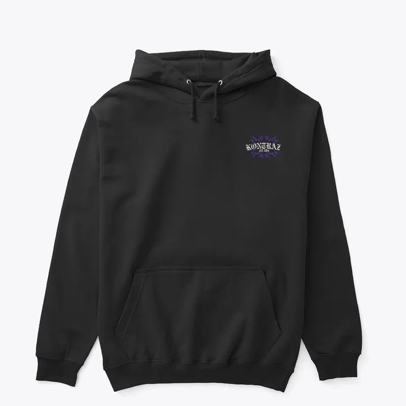 kontraz Classic Hood Black/Purple/White