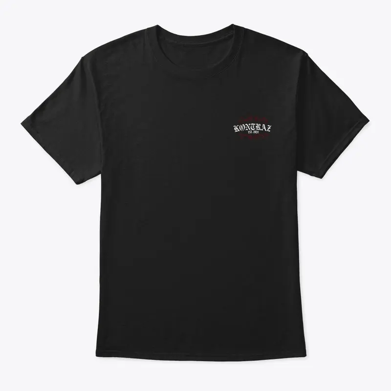 kontraz Classic Crew Tee Black/Red/White